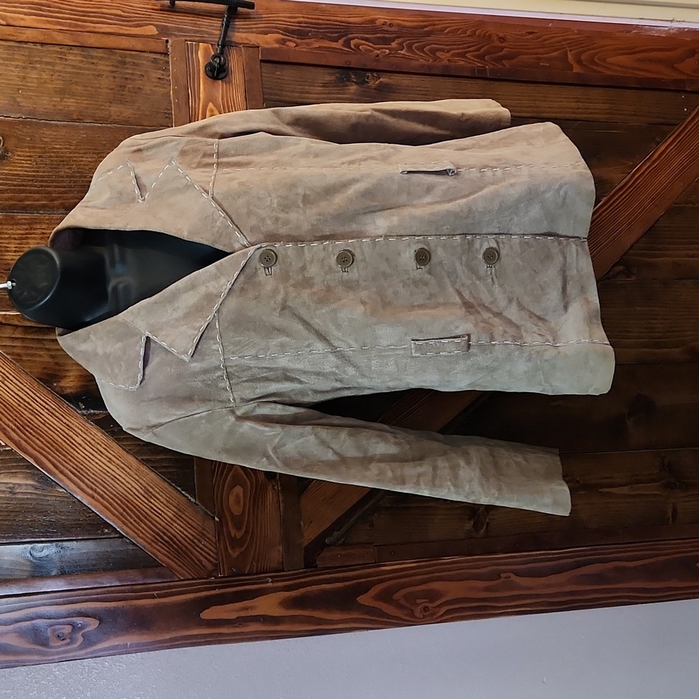 Vintage outbrook leather jacket size 8/10